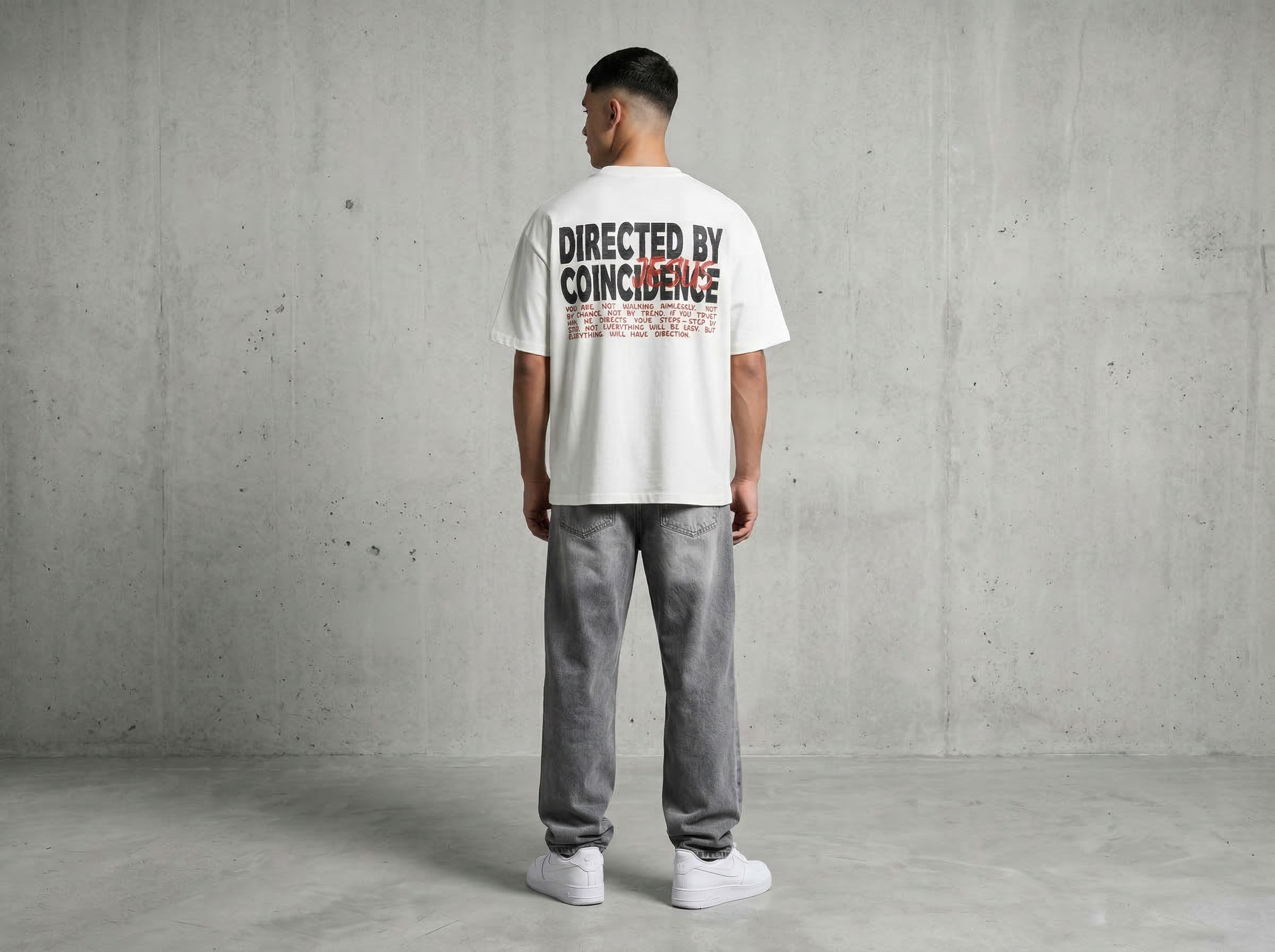 Directed by Jesus - Premium Oversized Shirt