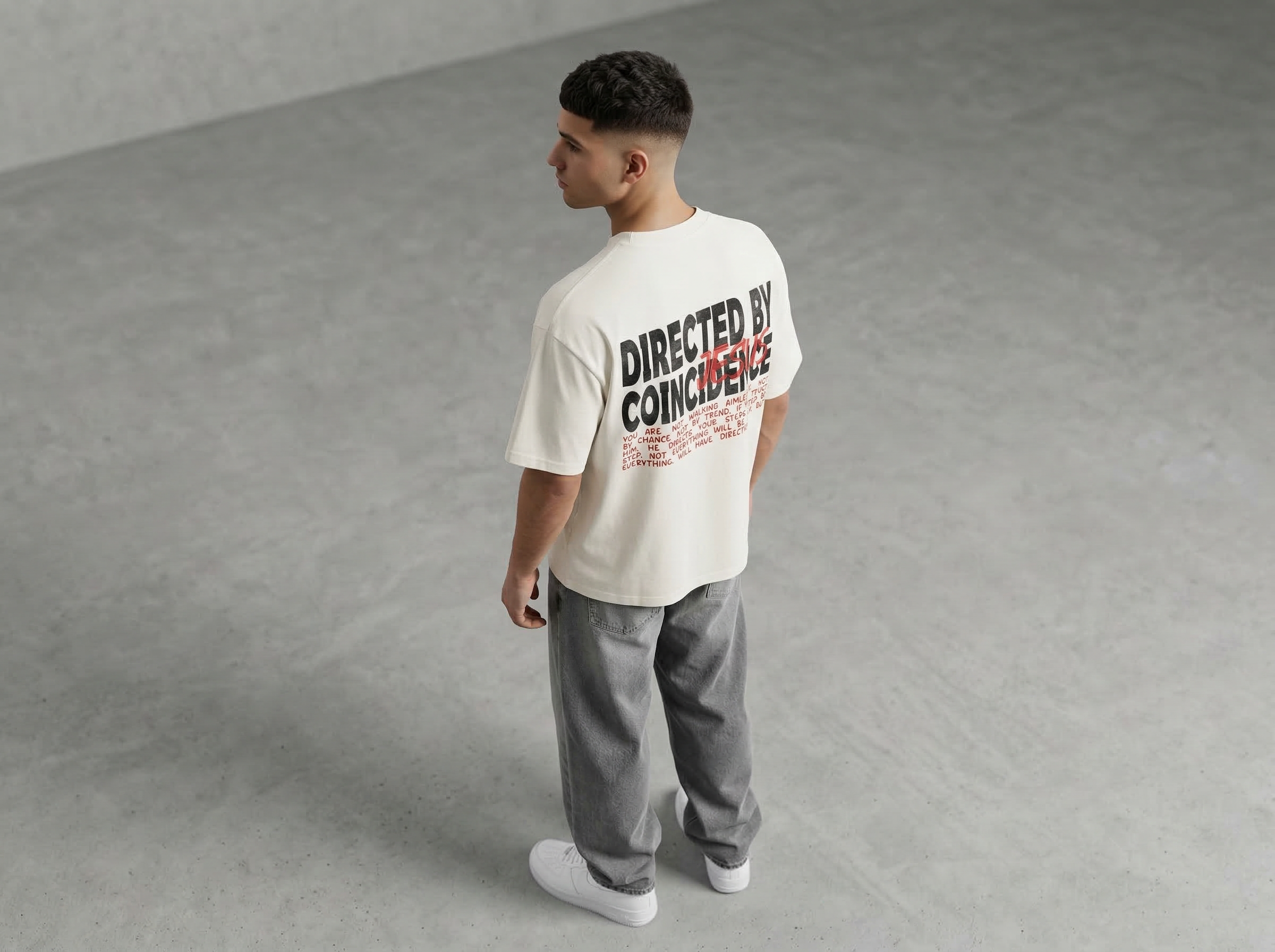 Directed by Jesus - Premium Oversized Shirt