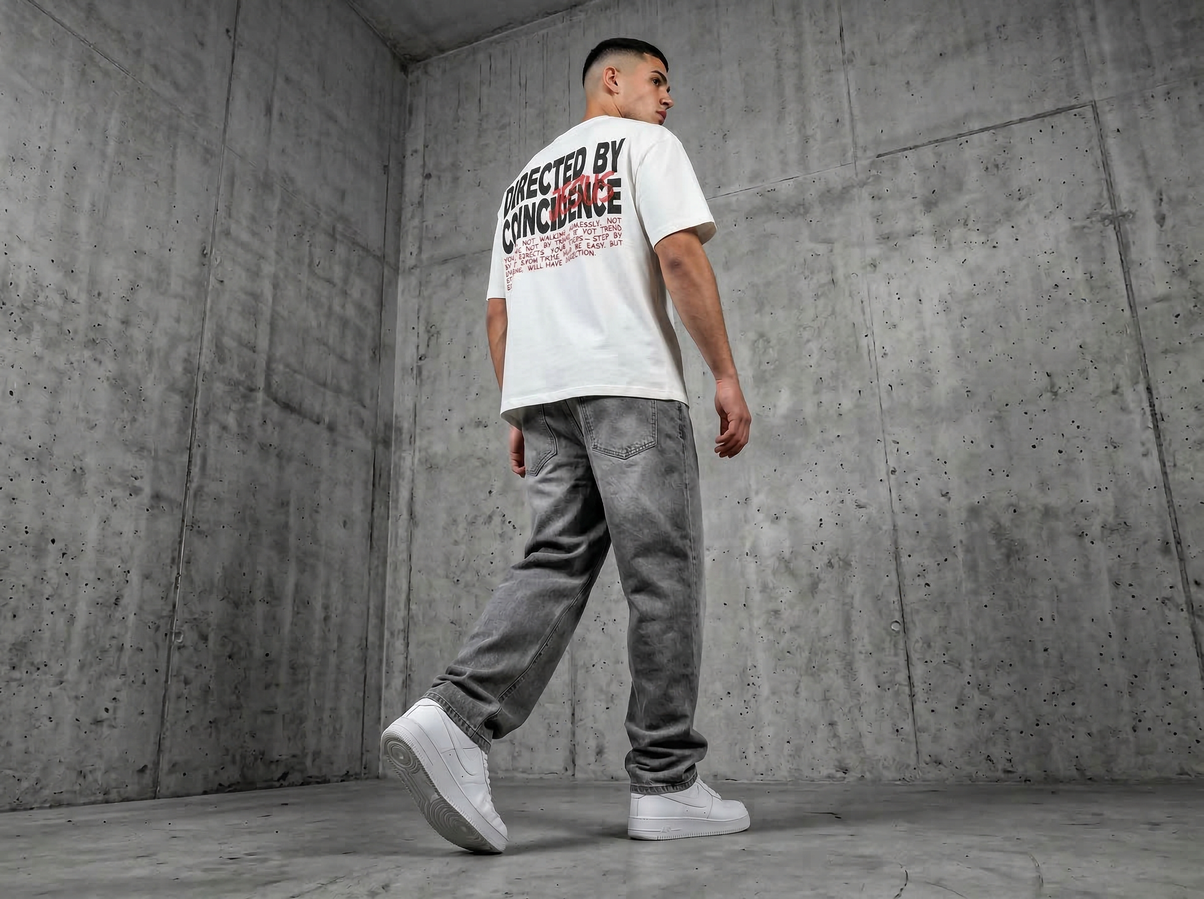 Directed by Jesus - Premium Oversized Shirt