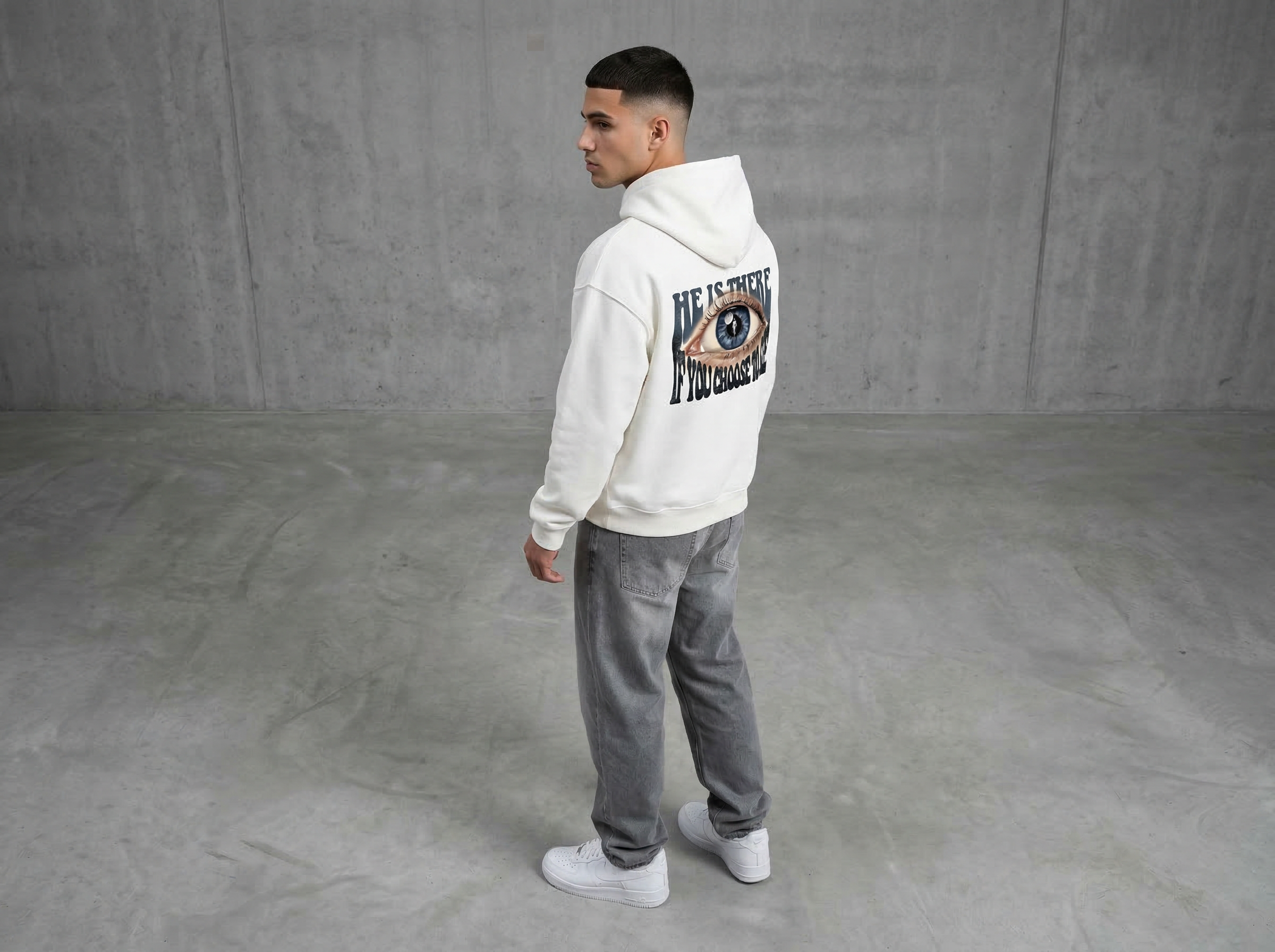 He is there - Premium Hoodie