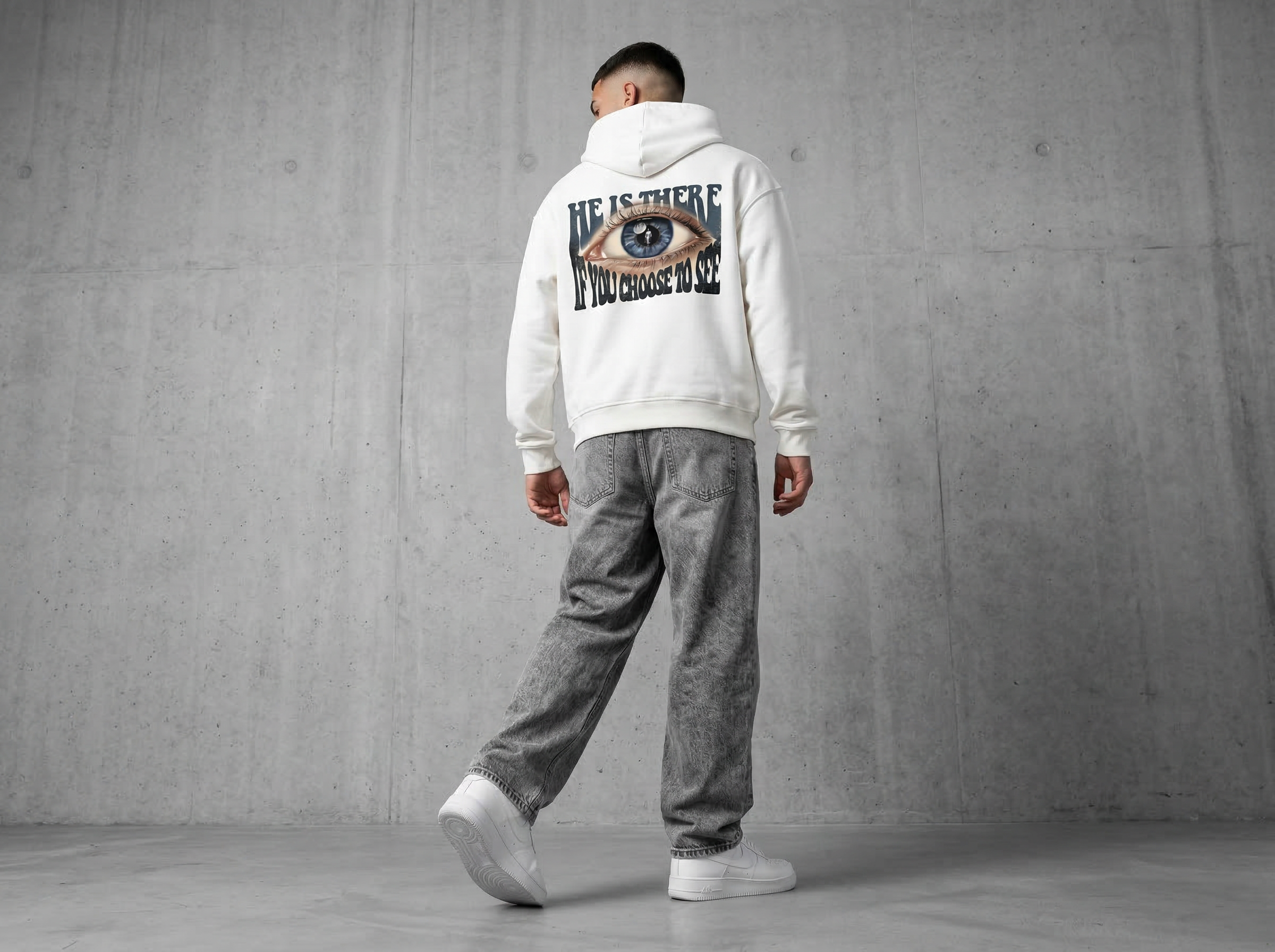 He is there - Premium Hoodie